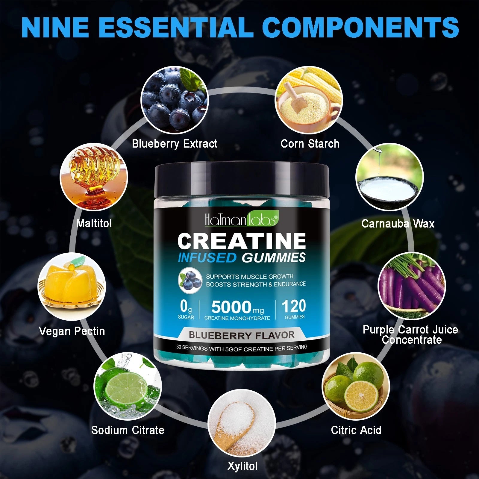 Creatine Infused Gummies For Better Training