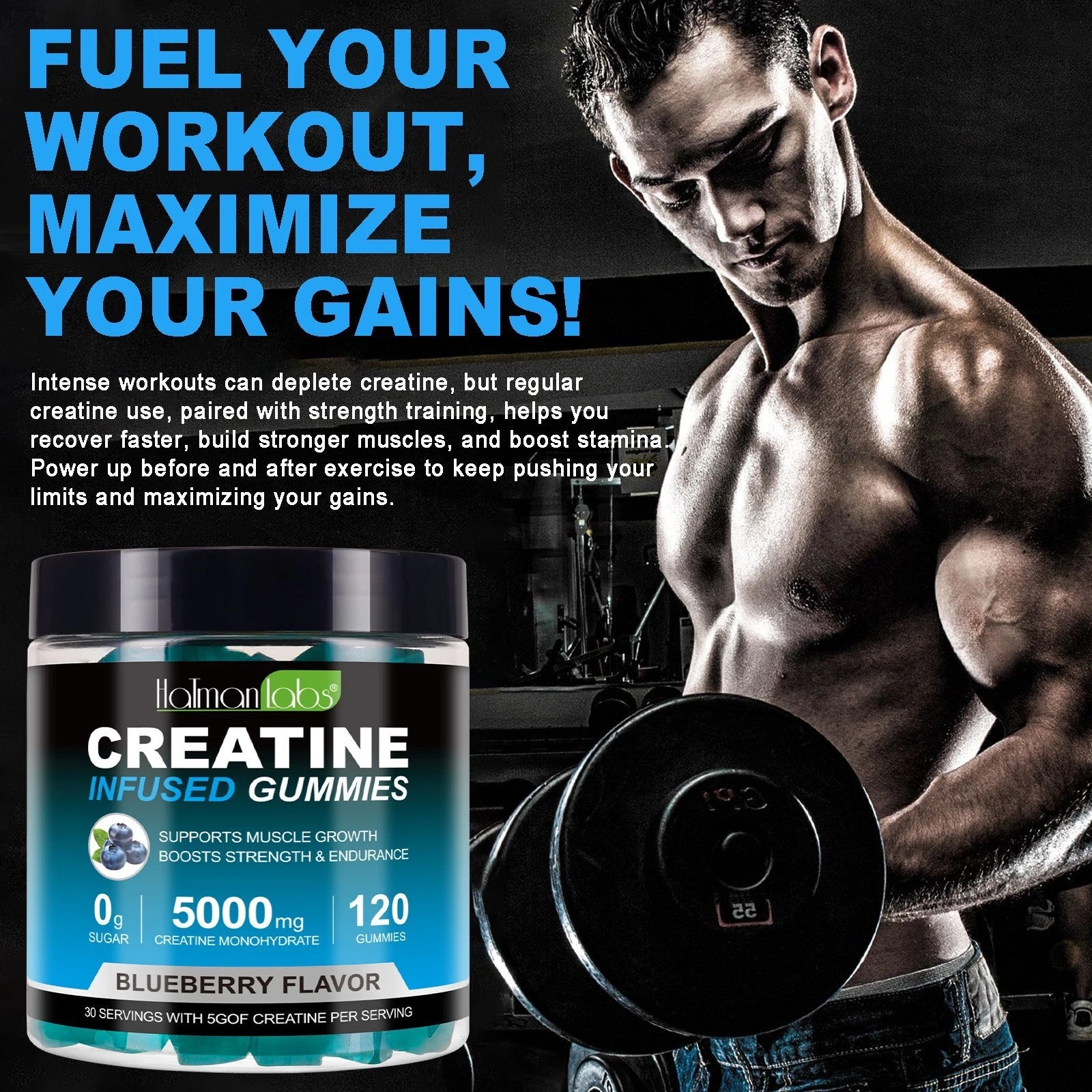 Creatine Infused Gummies For Better Training
