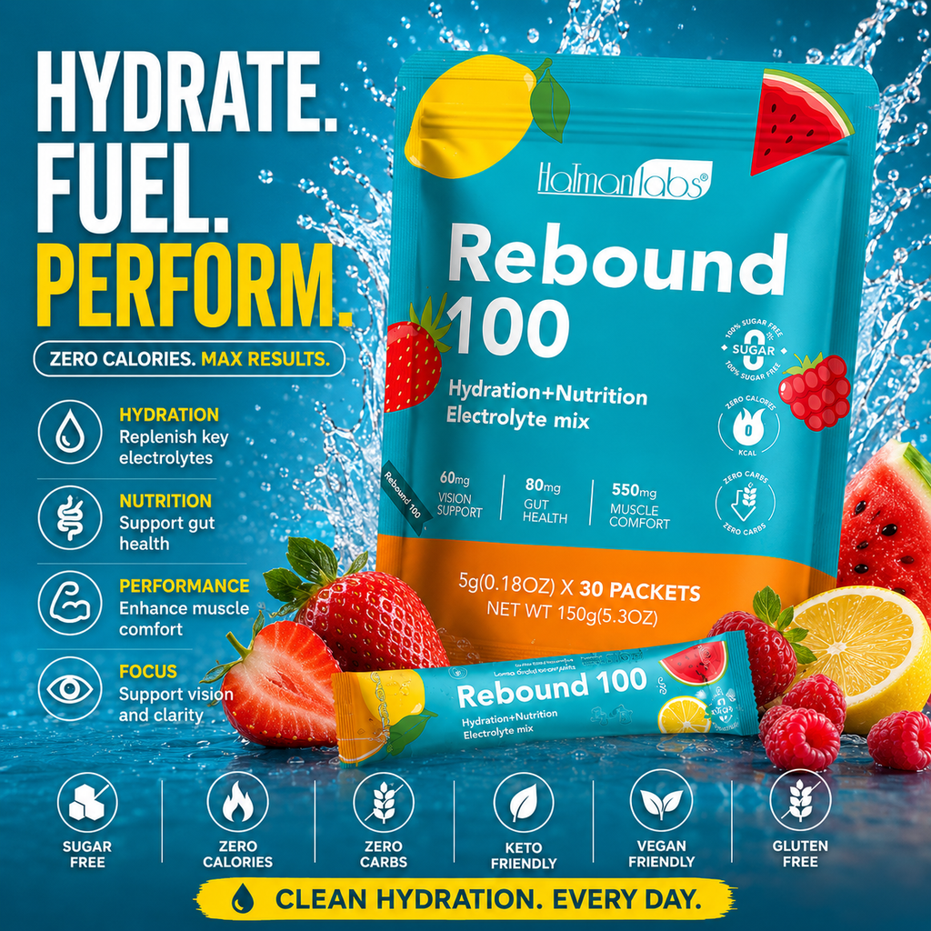 Rebound 100 Electrolytes Hydration Electrolyte Powder