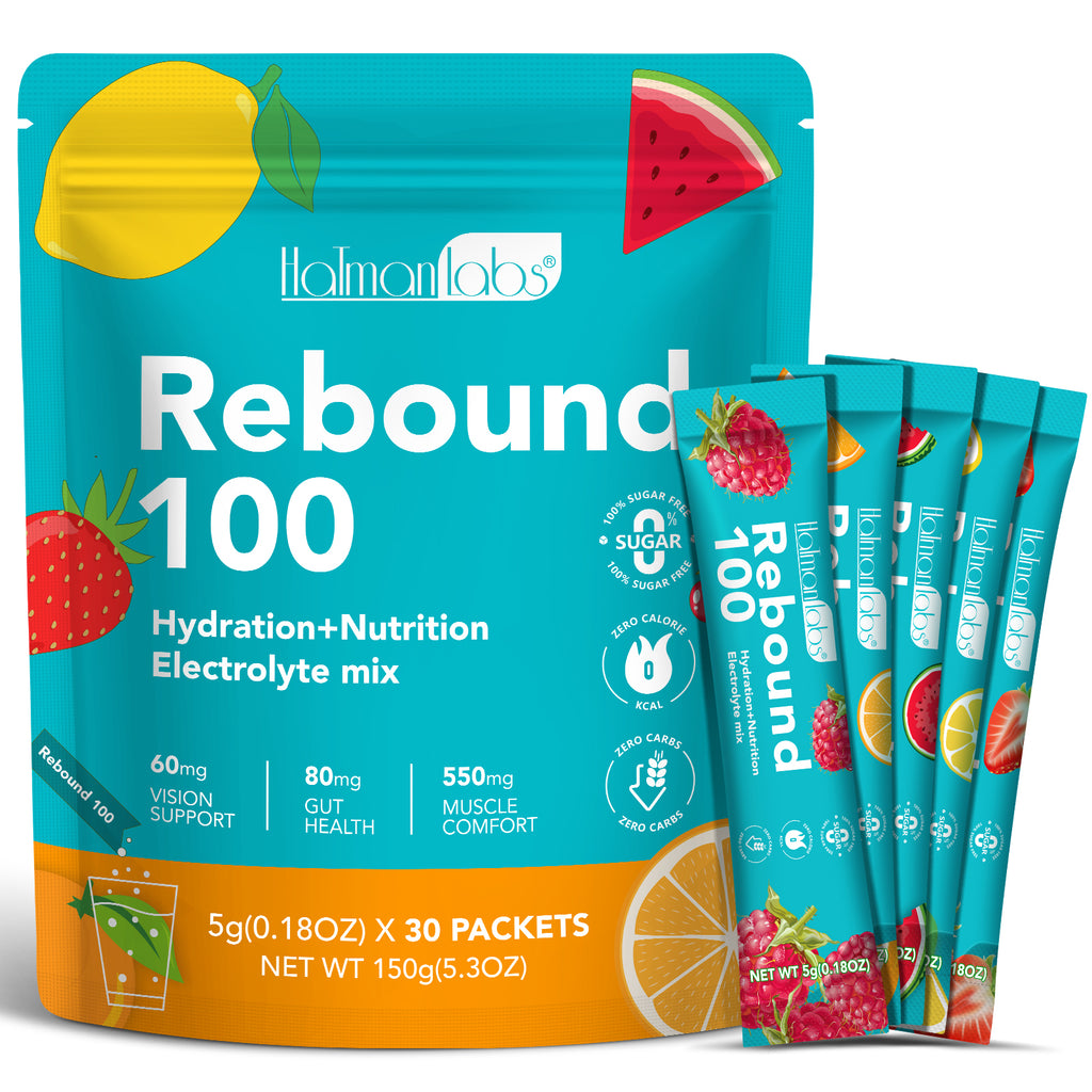Rebound 100 Electrolytes - Sugar-Free Hydration & Electrolyte Powder